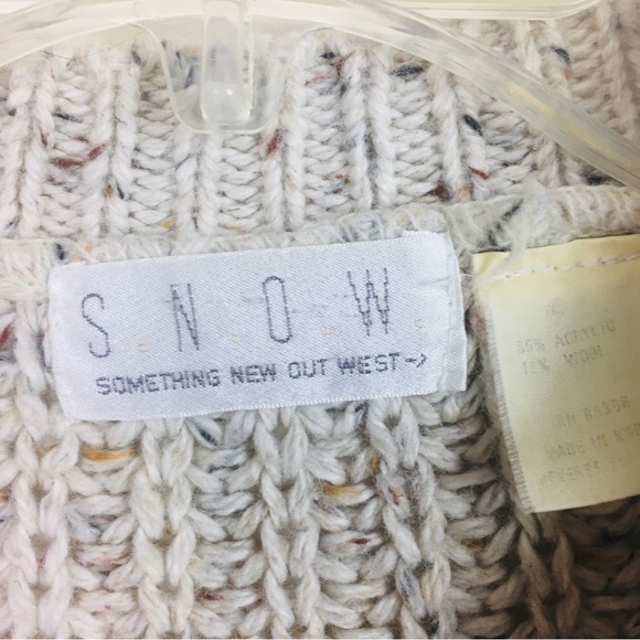 Wool Drop Shoulder Pullover Fuzzy Autumn Warm Cardigan Open Front Fringe Tassel - Picture 11 of 12